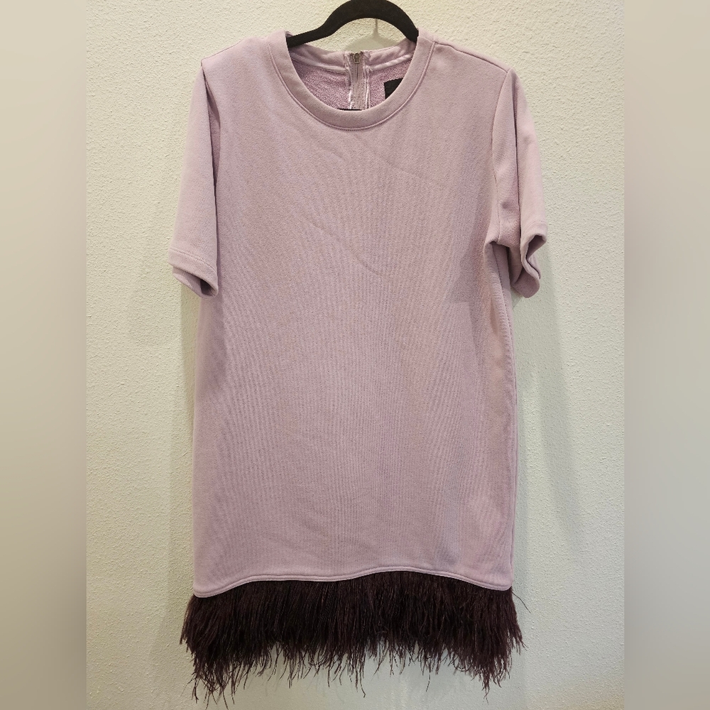 Le Superbe Avian Feather Tee Dress Size L
